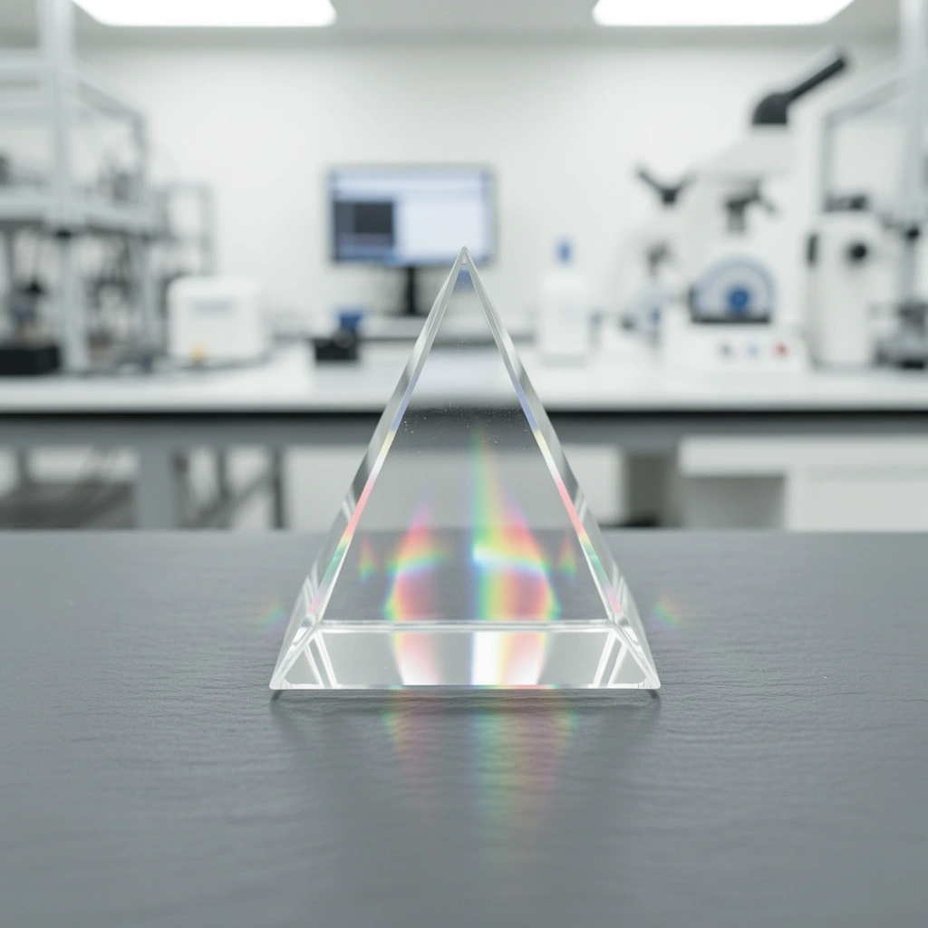 Refracted light representing data divergence